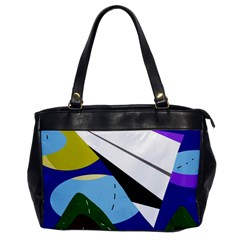 Paper Airplane Office Handbags by Valentinaart