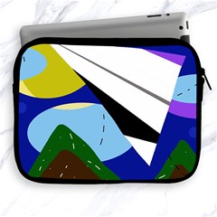 Paper Airplane Apple Ipad 2/3/4 Zipper Cases by Valentinaart