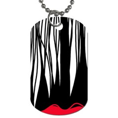 Black Forest Dog Tag (one Side)