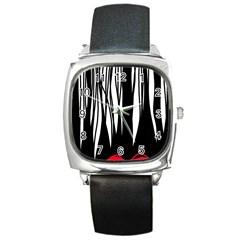 Black Forest Square Metal Watch