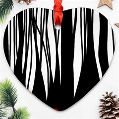 Black Forest Heart Ornament (2 Sides)