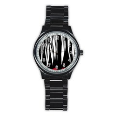 Black Forest Stainless Steel Round Watch