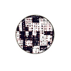 Abstract City Landscape Hat Clip Ball Marker