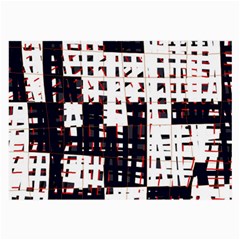 Abstract City Landscape Large Glasses Cloth