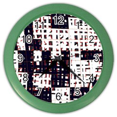 Abstract City Landscape Color Wall Clocks