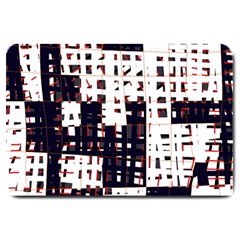 Abstract City Landscape Large Doormat  by Valentinaart