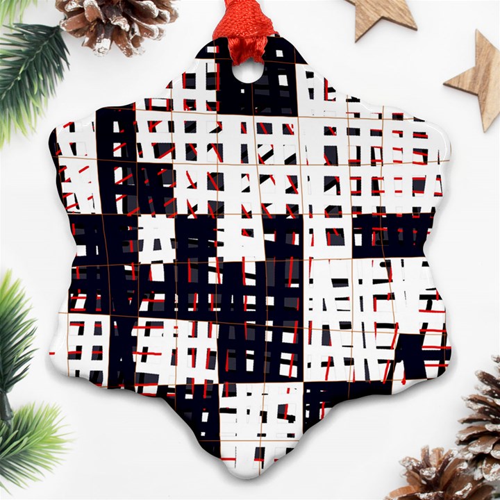 Abstract city landscape Ornament (Snowflake) 