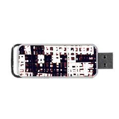 Abstract City Landscape Portable Usb Flash (two Sides) by Valentinaart