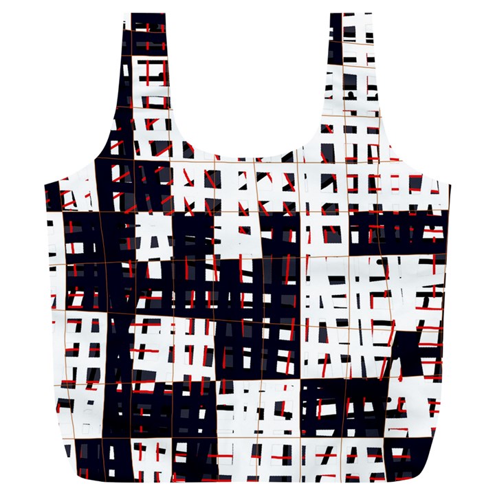 Abstract city landscape Full Print Recycle Bags (L) 