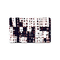 Abstract City Landscape Magnet (name Card)