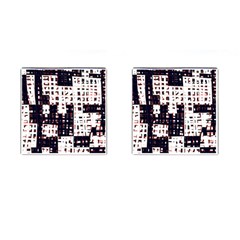 Abstract City Landscape Cufflinks (square) by Valentinaart