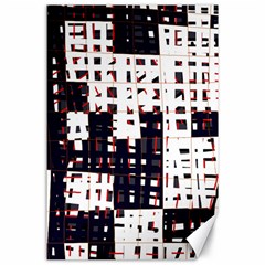 Abstract City Landscape Canvas 24  X 36 