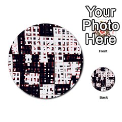 Abstract City Landscape Multi-purpose Cards (round)  by Valentinaart