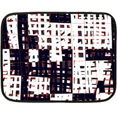 Abstract City Landscape Fleece Blanket (mini) by Valentinaart