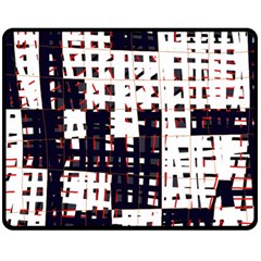 Abstract City Landscape Fleece Blanket (medium)  by Valentinaart