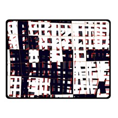 Abstract City Landscape Fleece Blanket (small) by Valentinaart