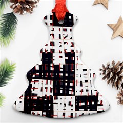 Abstract City Landscape Christmas Tree Ornament (2 Sides)