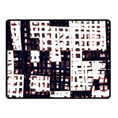 Abstract City Landscape Double Sided Fleece Blanket (small) 