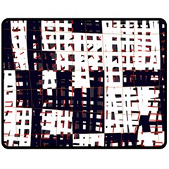 Abstract City Landscape Double Sided Fleece Blanket (medium) 