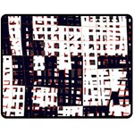 Abstract city landscape Double Sided Fleece Blanket (Medium)  58.8 x47.4  Blanket Front