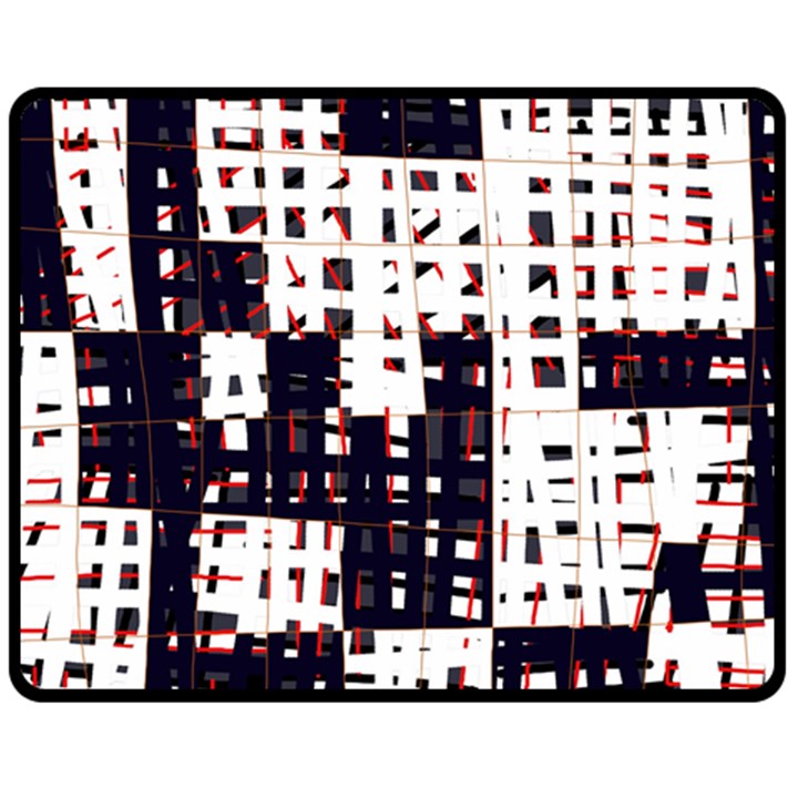 Abstract city landscape Double Sided Fleece Blanket (Medium) 