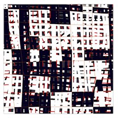 Abstract City Landscape Large Satin Scarf (square)