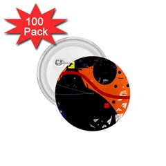 Orange Dream 1 75  Buttons (100 Pack) 