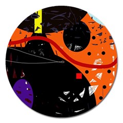 Orange Dream Magnet 5  (round)