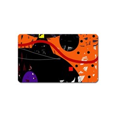 Orange Dream Magnet (name Card) by Valentinaart