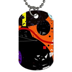 Orange Dream Dog Tag (one Side)