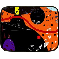 Orange Dream Double Sided Fleece Blanket (mini) 