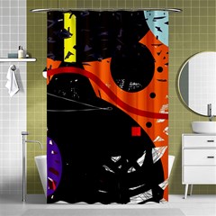 Orange Dream Shower Curtain 48  X 72  (small) 