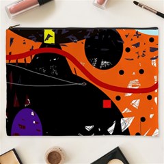 Orange Dream Cosmetic Bag (xxxl)  by Valentinaart