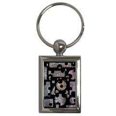 Elegant Puzzle Key Chains (rectangle)  by Valentinaart