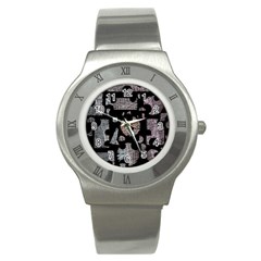 Elegant Puzzle Stainless Steel Watch by Valentinaart