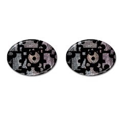 Elegant Puzzle Cufflinks (oval) by Valentinaart