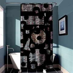 Elegant Puzzle Shower Curtain 36  X 72  (stall)  by Valentinaart