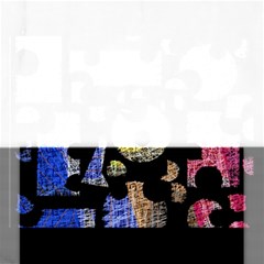 Colorful Puzzle Rectangular Jigsaw Puzzl by Valentinaart