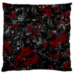 Gray and red decorative art Large Cushion Case (One Side) Front