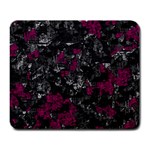 Magenta and gray decorative art Large Mousepads Front