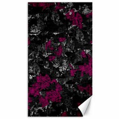 Magenta And Gray Decorative Art Canvas 40  X 72   by Valentinaart