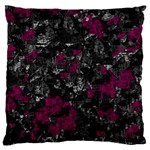 Magenta and gray decorative art Large Flano Cushion Case (Two Sides) Back