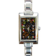 Autumn Colors  Rectangle Italian Charm Watch by Valentinaart