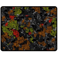 Autumn Colors  Double Sided Fleece Blanket (medium) 