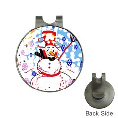 Snowman Hat Clips With Golf Markers by Valentinaart