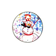 Snowman Hat Clip Ball Marker (10 Pack) by Valentinaart