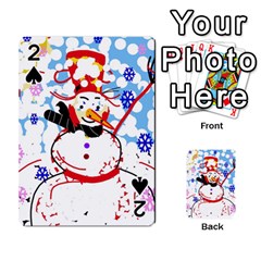 Snowman Playing Cards 54 Designs  by Valentinaart