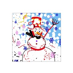 Snowman Satin Bandana Scarf by Valentinaart