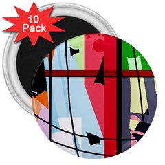 Window 3  Magnets (10 Pack)  by Valentinaart