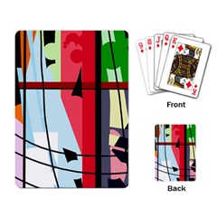 Window Playing Card by Valentinaart